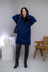 OVERSIZE MIKINOŠATY “ARIANNA” - S VRECKOM A KAPUCŇOU