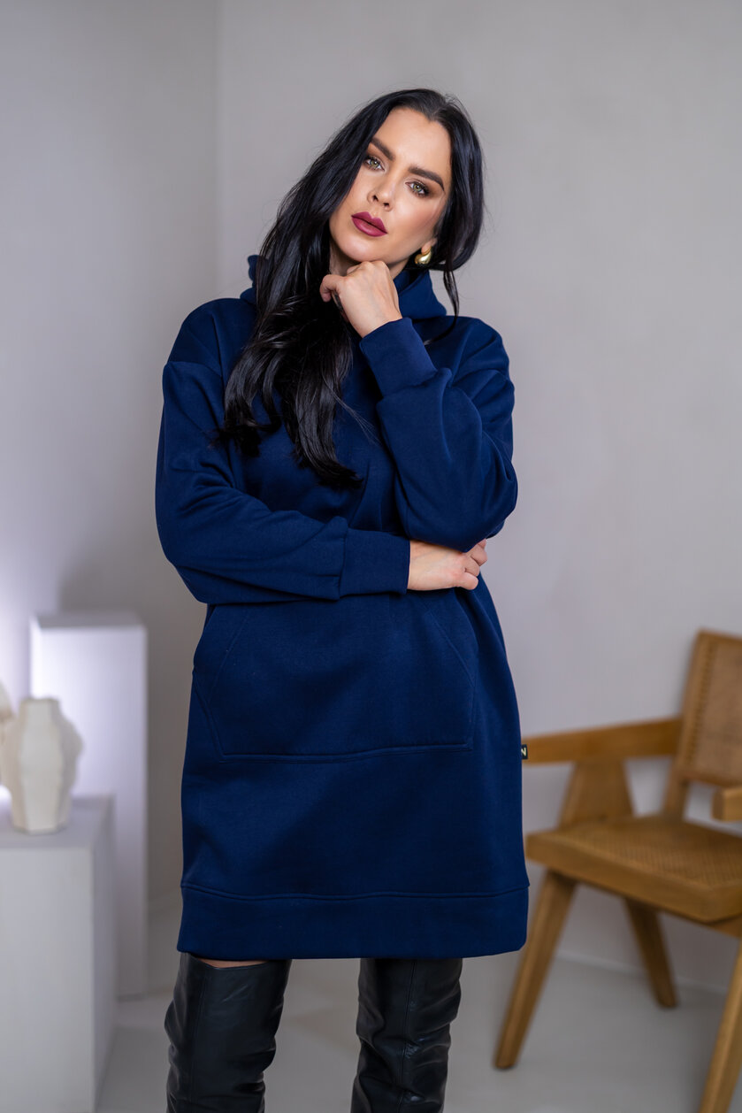 OVERSIZE MIKINOŠATY “ARIANNA” - S VRECKOM A KAPUCŇOU