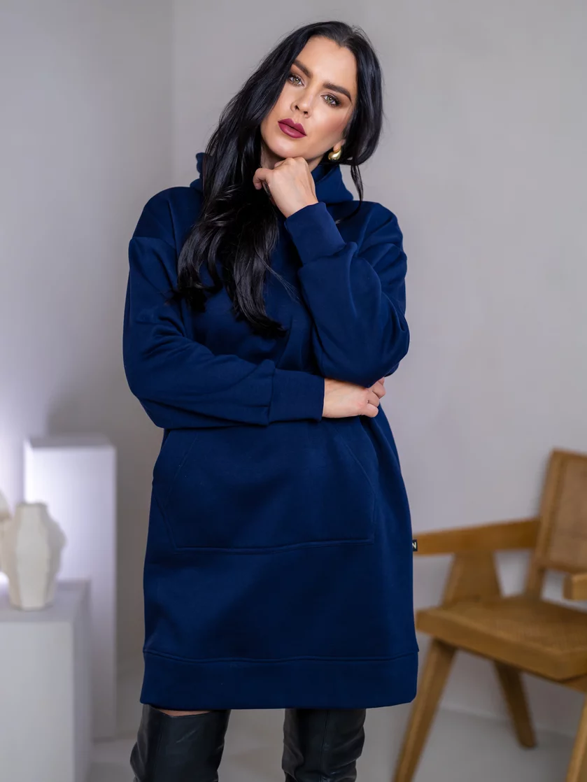 OVERSIZE MIKINOŠATY “ARIANNA” - S VRECKOM A KAPUCŇOU