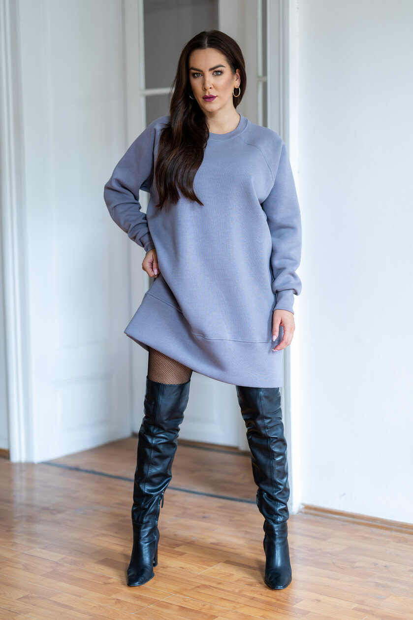 OVERSIZE MIKINOŠATY “HEIDI“ - HLADKÉ