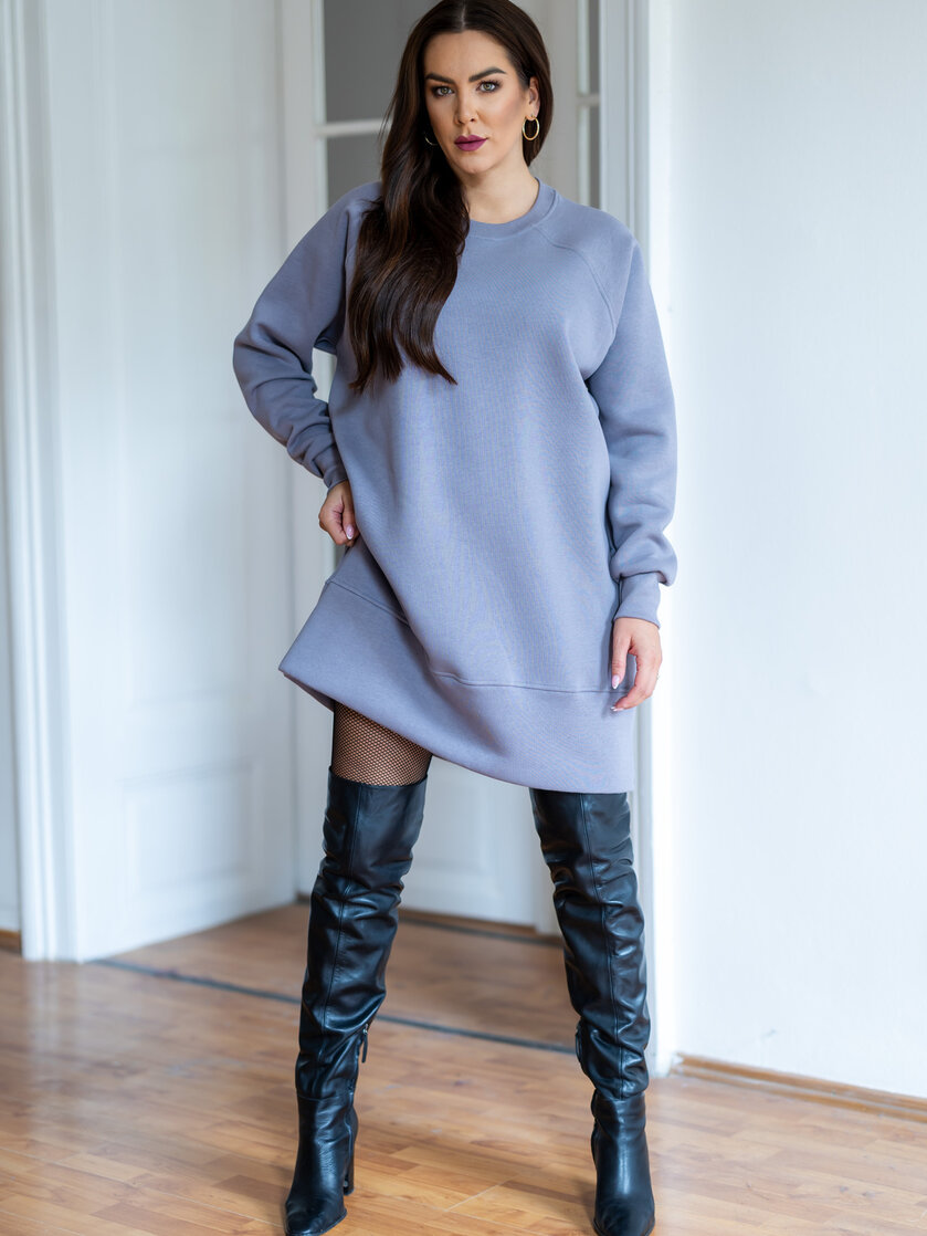 OVERSIZE MIKINOŠATY “HEIDI“ - HLADKÉ