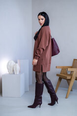 OVERSIZE MIKINOŠATY “HEIDI” - HLADKÉ S RÁZPORKAMI