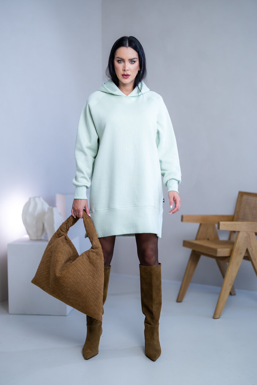 OVERSIZE MIKINOŠATY “HEIDI” S RÁZPORKAMI A KAPUCŇOU