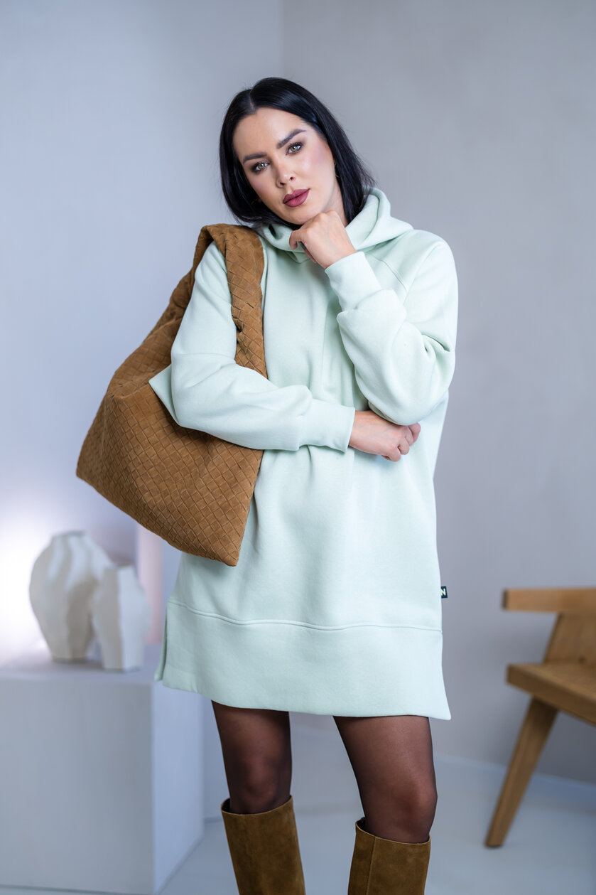 OVERSIZE MIKINOŠATY “HEIDI” S RÁZPORKAMI A KAPUCŇOU