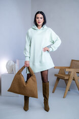 OVERSIZE MIKINOŠATY “HEIDI” S RÁZPORKAMI A KAPUCŇOU