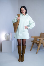 OVERSIZE MIKINOŠATY “HEIDI” S RÁZPORKAMI A KAPUCŇOU