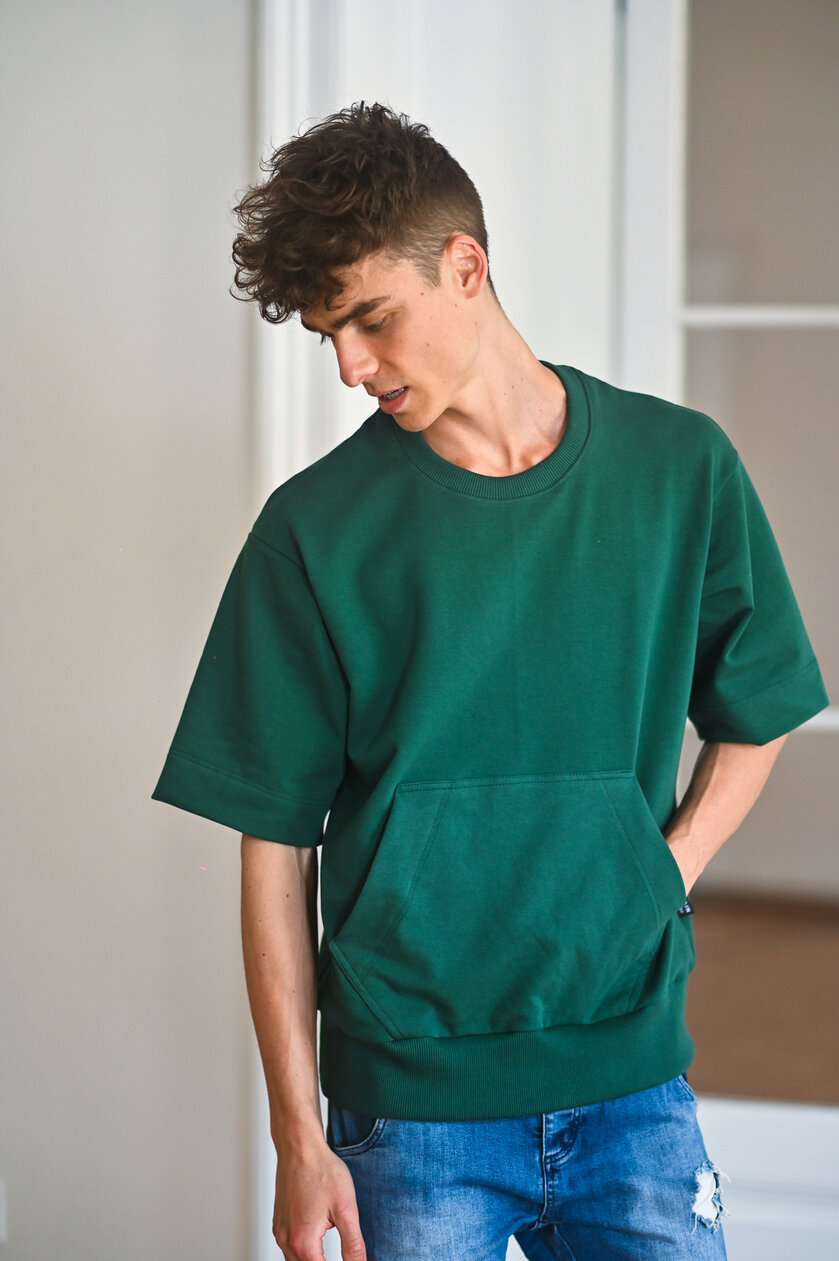 PÁNSKE OVERSIZE TEPLÁKOVÉ TRIČKO / VŠETKY FARBY
