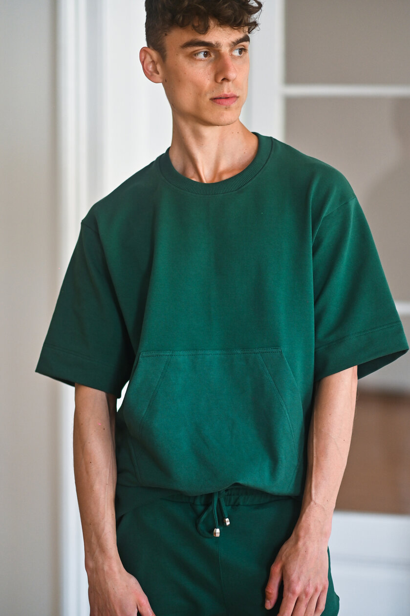 PÁNSKE OVERSIZE TEPLÁKOVÉ TRIČKO / VŠETKY FARBY