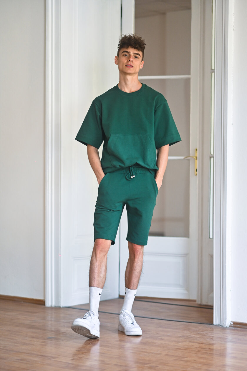 PÁNSKE OVERSIZE TEPLÁKOVÉ TRIČKO / VŠETKY FARBY
