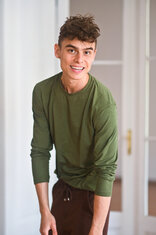 PÁNSKE TRIČKO S GUĽATÝM VÝSTRIHOM / DLHÉ RUKÁVY / VŠETKY FARBY