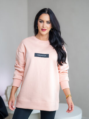 PREDĹŽENÁ OVERSIZE MIKINA “ARIANNA” - ETIKETA NA PRSIACH