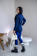 PREDĹŽENÁ ZÁKLADNÁ MIKINA “BIANCA” - HLADKÁ