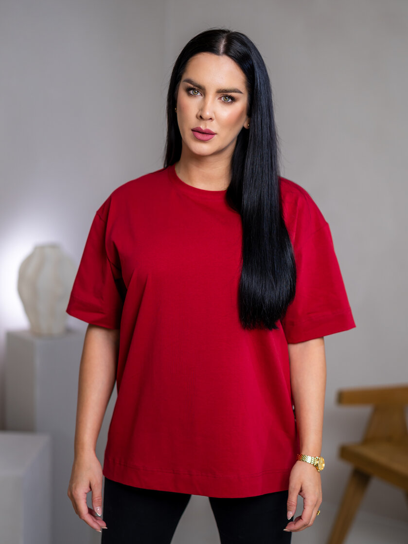 PREDĹŽENÉ TRIČKO “MELANIE” HLADKÉ - TRIČKOVINA