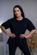 PREDĹŽENÉ TRIČKO “MELANIE” HLADKÉ - TRIČKOVINA