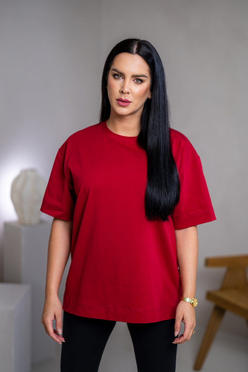 PREDĹŽENÉ TRIČKO “MELANIE” HLADKÉ - TRIČKOVINA