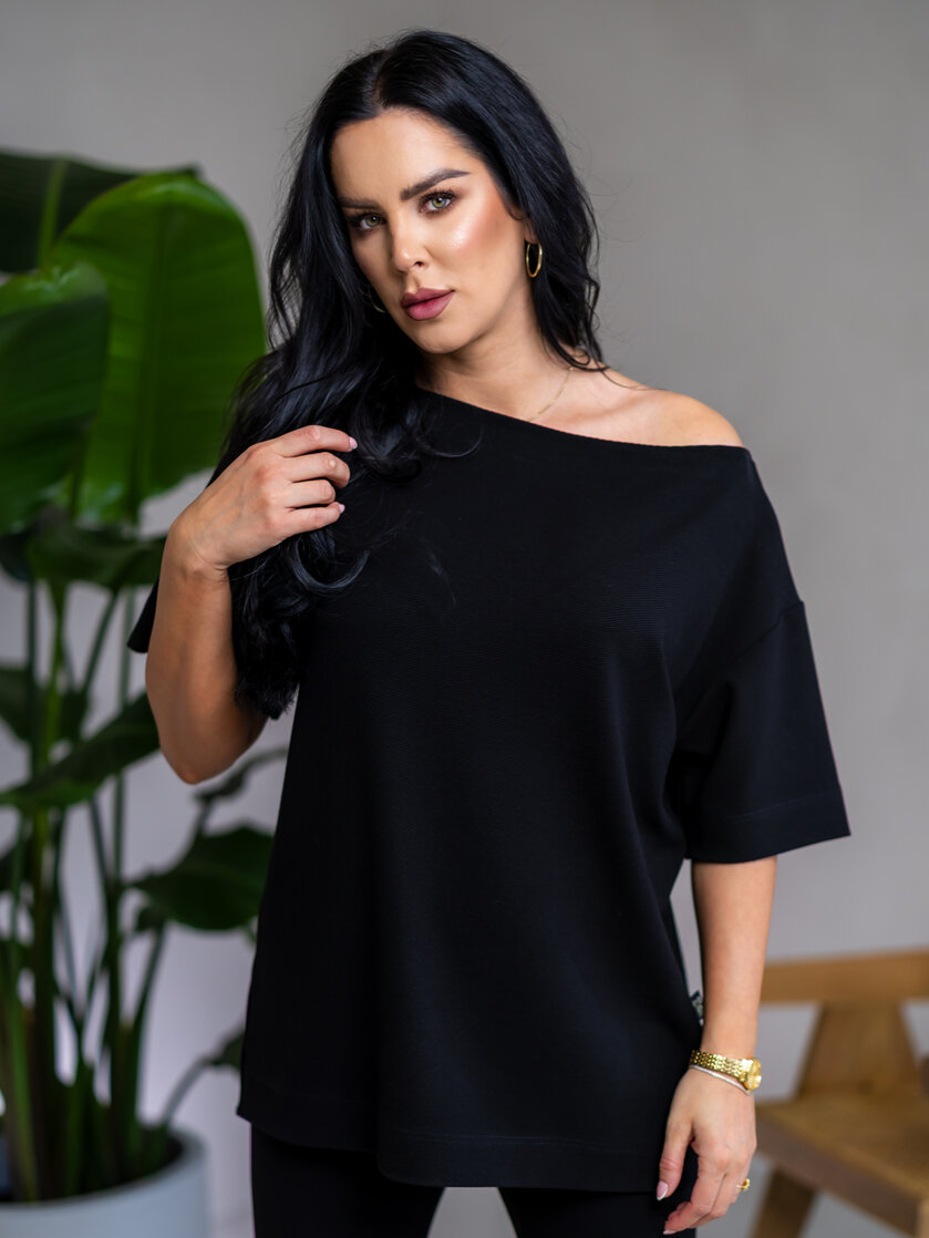 PREDĹŽENÉ TRIČKO “MELANIE” S LODIČKOVÝM VÝSTRIHOM
