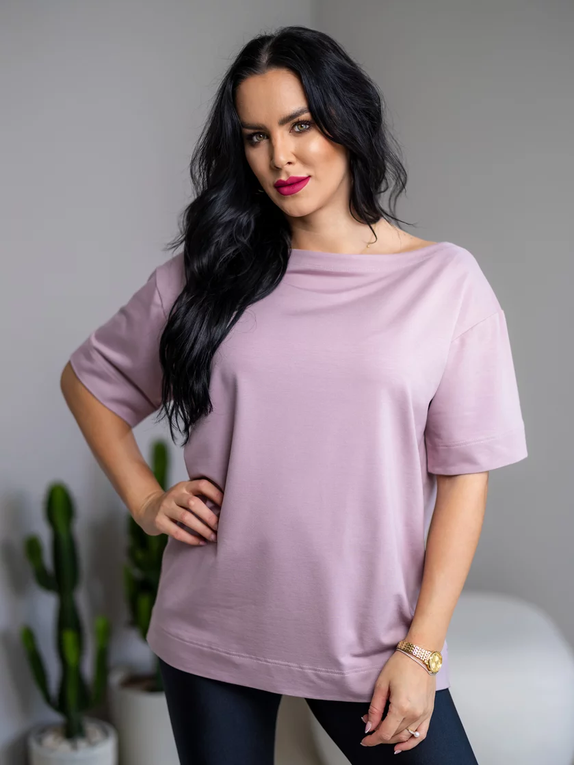 PREDĹŽENÉ TRIČKO “MELANIE” S LODIČKOVÝM VÝSTRIHOM