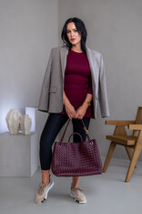 PREDĹŽENÉ TRIČKO “VALENTINA” - ZÁKLADNÝ VÝSTRIH