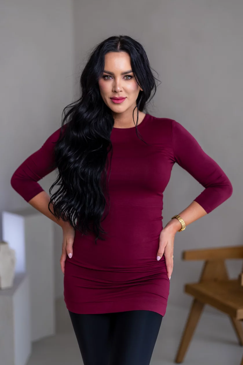 PREDĹŽENÉ TRIČKO “VALENTINA” - ZÁKLADNÝ VÝSTRIH PREDĹŽENÉ TRIČKO “VALENTINA” - ZÁKLADNÝ VÝSTRIH