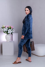 PREDĹŽENÝ TOP “JODIE” S RÁRPORKAMI - RUKÁVY DO PATENTU