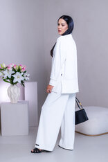 PREDĹŽENÝ TOP “JODIE” S RÁRPORKAMI - RUKÁVY DO PATENTU