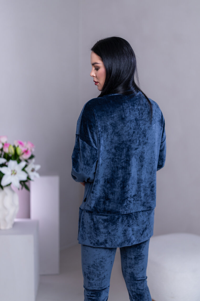 PREDĹŽENÝ TOP “JODIE” S RÁRPORKAMI - RUKÁVY DO PATENTU