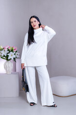 PREDĹŽENÝ TOP “JODIE” S RÁRPORKAMI - RUKÁVY DO PATENTU