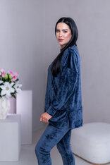 PREDĹŽENÝ TOP “JODIE” S RÁRPORKAMI - RUKÁVY DO PATENTU