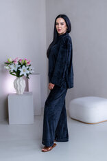 PREDĹŽENÝ TOP “JODIE” S RÁRPORKAMI - ŠIROKÉ RUKÁVY