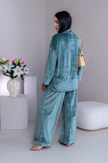 PREDĹŽENÝ TOP “JODIE” S RÁRPORKAMI - ŠIROKÉ RUKÁVY