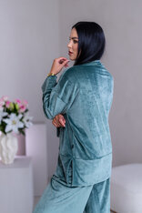 PREDĹŽENÝ TOP “JODIE” S RÁRPORKAMI - ŠIROKÉ RUKÁVY