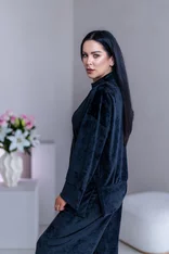 PREDĹŽENÝ TOP “JODIE” S RÁRPORKAMI - ŠIROKÉ RUKÁVY