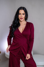 PRILIEHAVÝ KARDIGAN “SARAH” S VIAZAČKOU