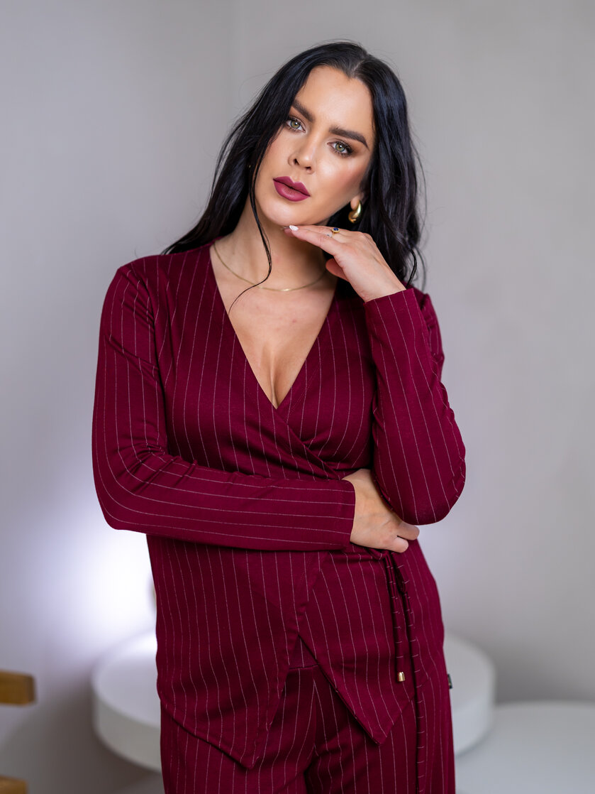 PRILIEHAVÝ KARDIGAN “SARAH” S VIAZAČKOU