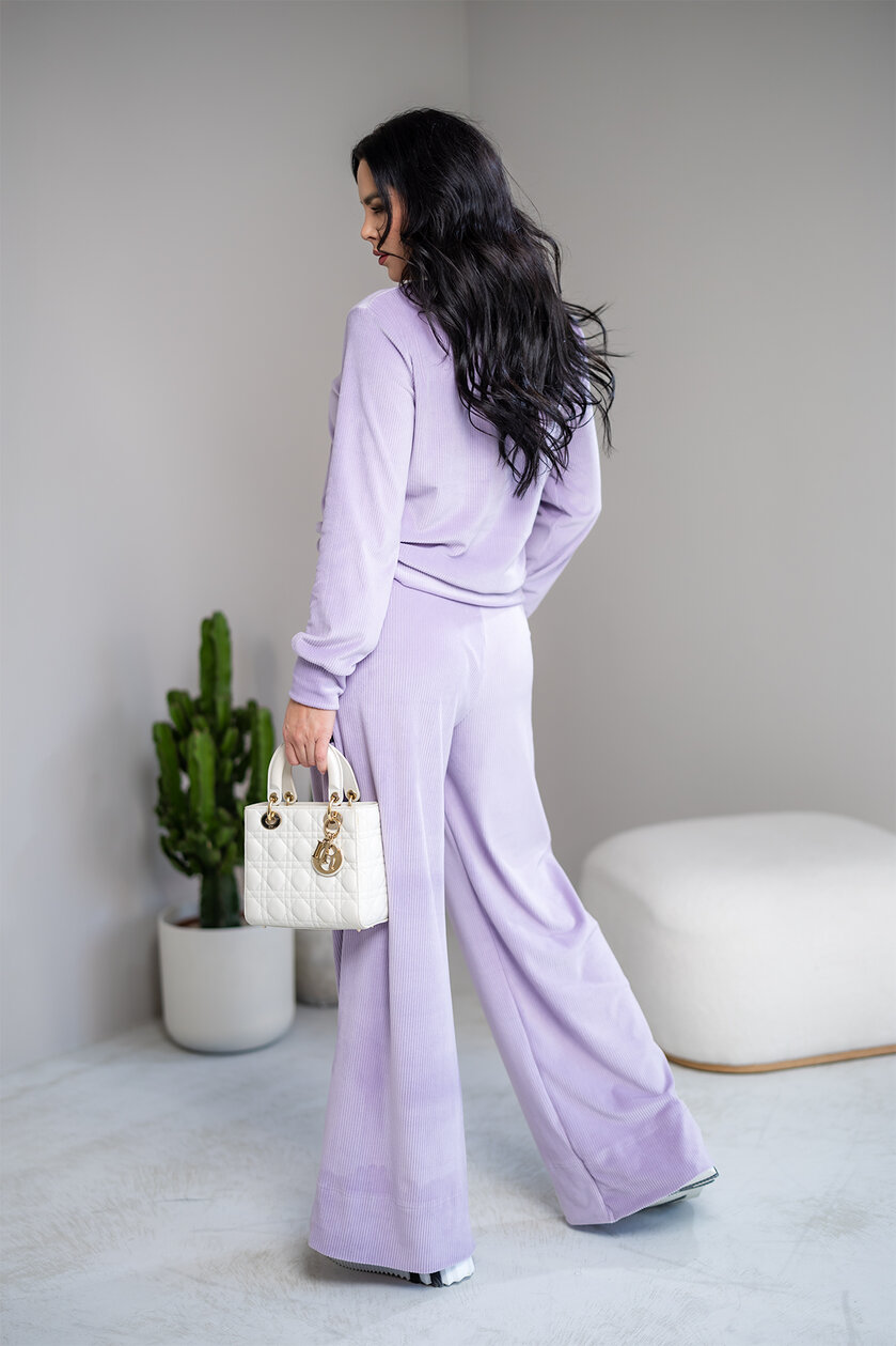 ROZŠÍRENÉ NOHAVICE “EVELYN” HLADKÉ