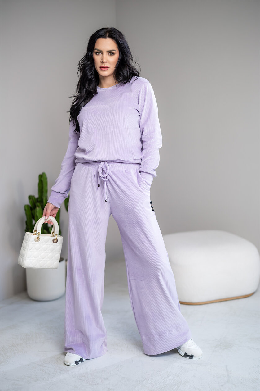 ROZŠÍRENÉ NOHAVICE “EVELYN” HLADKÉ