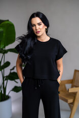 ROZŠÍRENÉ NOHAVICE “EVELYN” HLADKÉ