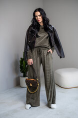 ROZŠÍRENÉ NOHAVICE “EVELYN” HLADKÉ