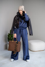 ROZŠÍRENÉ NOHAVICE “EVELYN” HLADKÉ