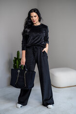 ROZŠÍRENÉ NOHAVICE “EVELYN” HLADKÉ