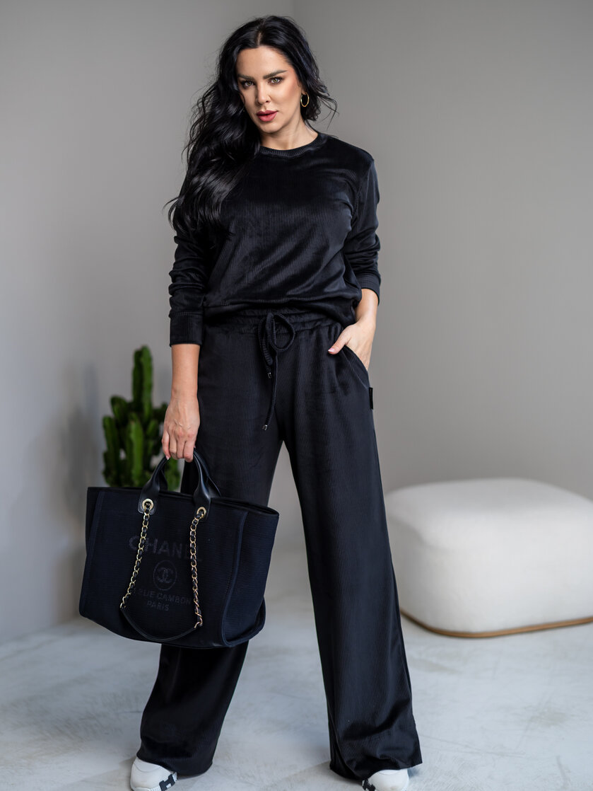 ROZŠÍRENÉ NOHAVICE “EVELYN” HLADKÉ