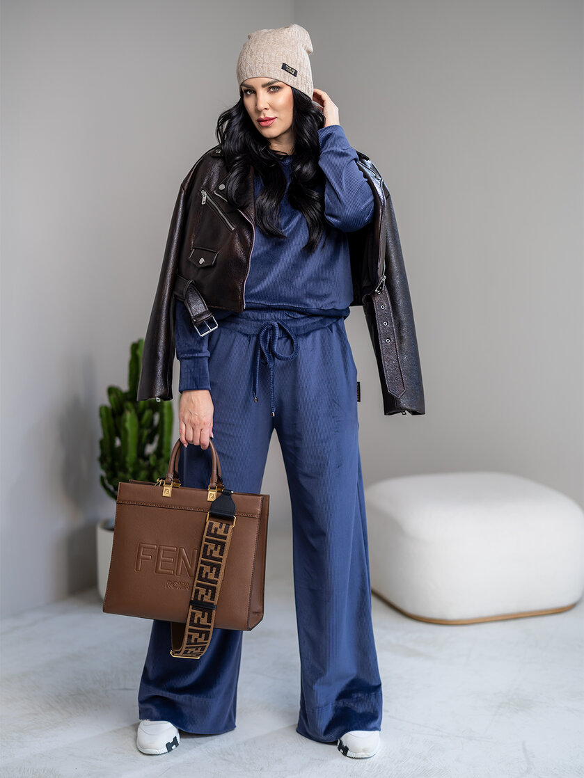 ROZŠÍRENÉ NOHAVICE “EVELYN” HLADKÉ