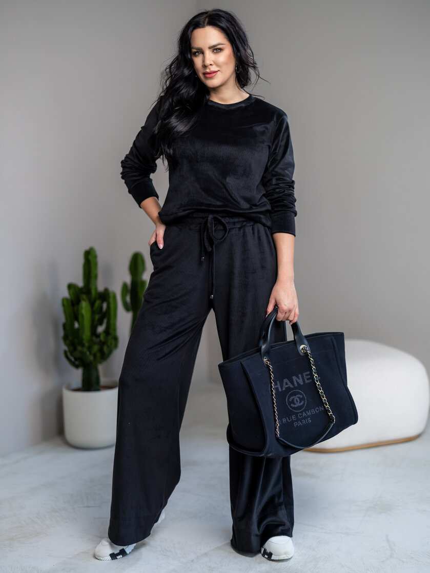 ROZŠÍRENÉ NOHAVICE “EVELYN” HLADKÉ