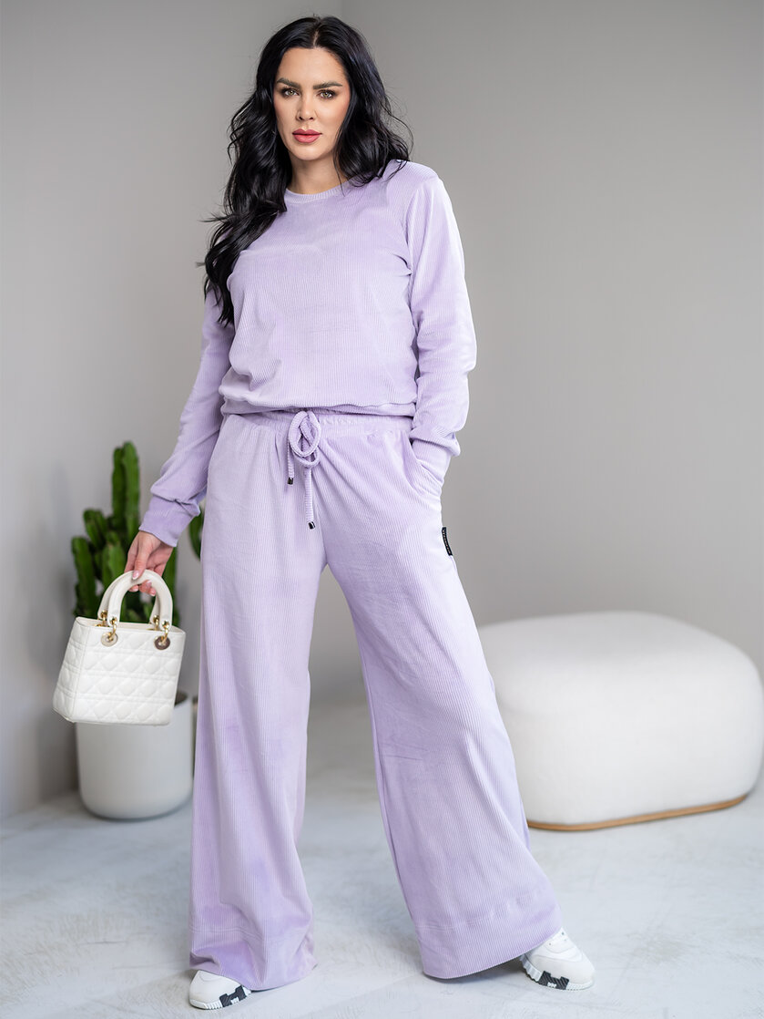 ROZŠÍRENÉ NOHAVICE “EVELYN” HLADKÉ