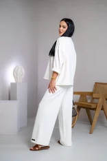 ROZŠÍRENÉ NOHAVICE “NAOMI” HLADKÉ
