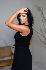 ŠATY “CELINE” S VIAZAČKOU - VYKROJENÉ TIELKO