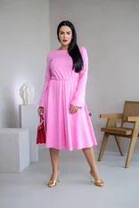 ŠATY “ELLA” S LODIČKOVÝM VÝSTRIHOM A ROZŠÍRENÝMI RUKÁVMI ŠATY “ELLA” S LODIČKOVÝM VÝSTRIHOM A ROZŠÍRENÝMI RUKÁVMI