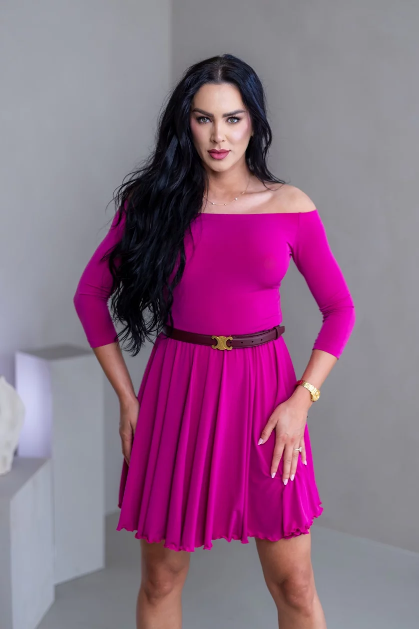 ŠATY “LARISA“ - ODHALENÉ RAMENÁ ŠATY “LARISA“ - ODHALENÉ RAMENÁ