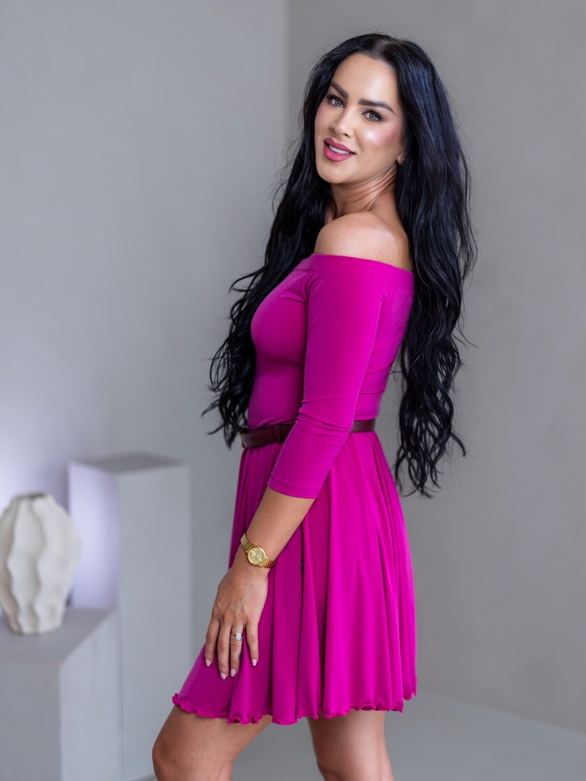 ŠATY “LARISA“ - ODHALENÉ RAMENÁ