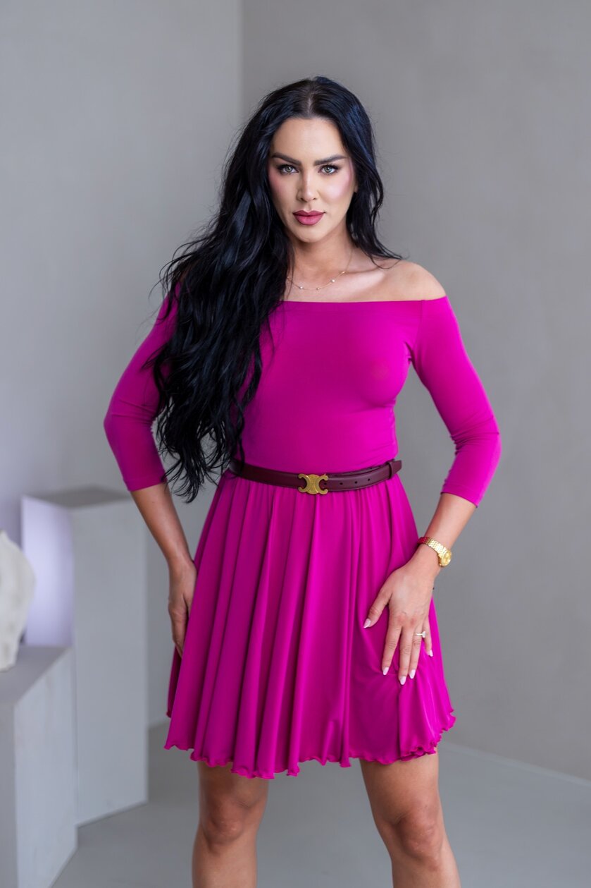 ŠATY “LARISA“ - ODHALENÉ RAMENÁ